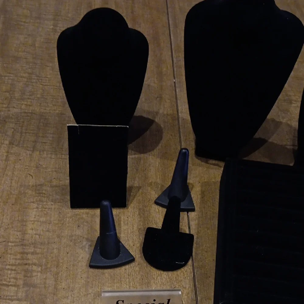 Black Jewelry Display Set